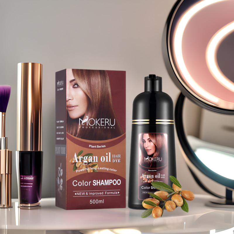 2025 Sản Phẩm Mới Mokeru Mokeru Bubble English Hair Dye One Black Color One Wash Color Plant Hair Dy