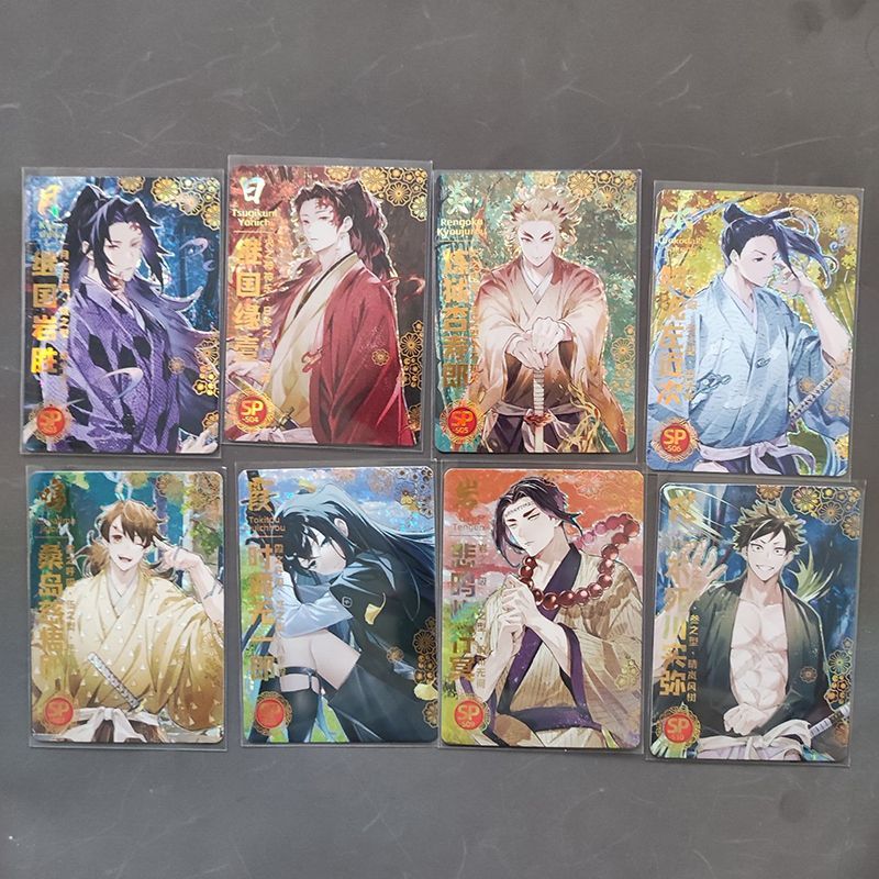 Khủng Long Nhỏ Chính Hãng Năm Khối Hai Demon Slayer Thẻ Chính Hãng Trọn Bộ ssp Thẻ sp Kyojuro Muichi