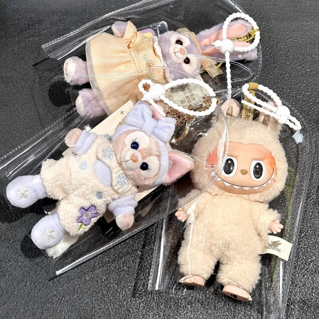 Túi chụp ngăn bụi bẩn dành cho búp bê labubu macaron hay doll 16cm