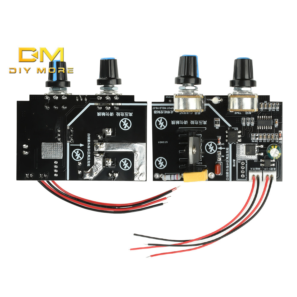 DIYMORE 40A Bảng điều khiển thợ hàn tại chỗ Có thể điều chỉnh thời gian và hiện tại Điều khiển rơle 