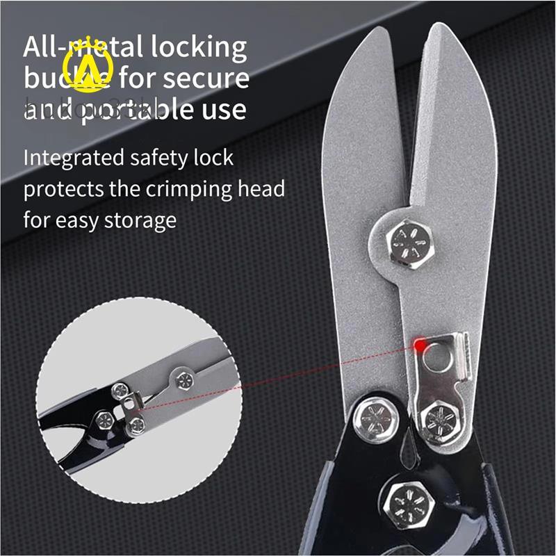 Ống Crimper Hạng Nặng 5 Cắt Bender Downspouts Crimper Gutter Dụng Cụ Cầm Tay Cho Bếp Ống Ductworks H