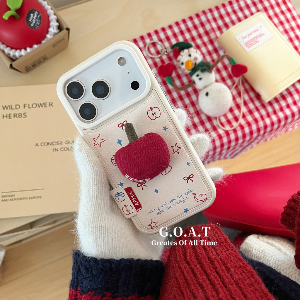 G.O.A.T Vỏ họa tiết vỏ táo Star Tương thích cho iPhone 17 pro max iPhone 17 16 15 14 pro max iPhone 