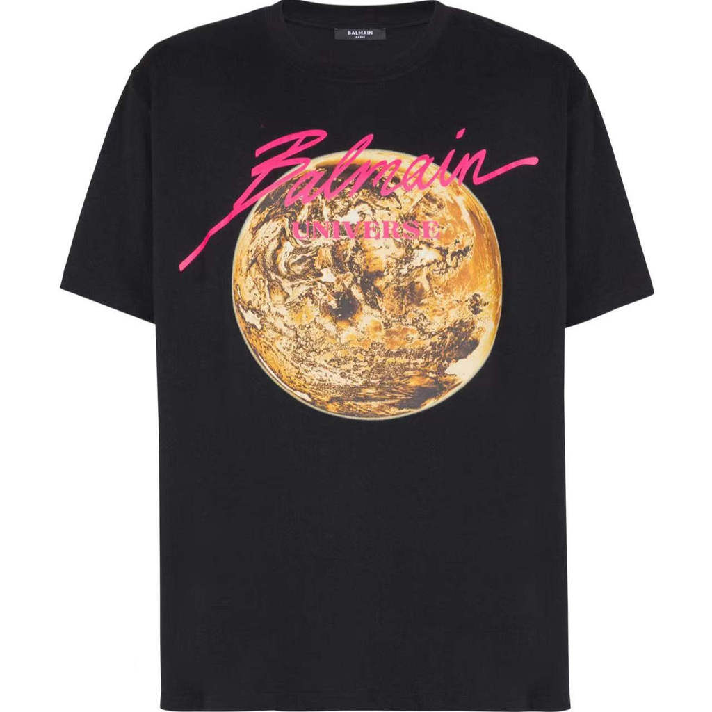 Áo thun nam ngắn tay Balmain Balmain 2025 Xuân Hè EH0EG010GE78ENC