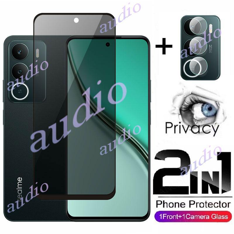 Màn hình riêng tư Realme P3 Lite 4G 2in1 có màng ống kính cho realme P3 Lite realmeP3 Lite 4G Bảo vệ