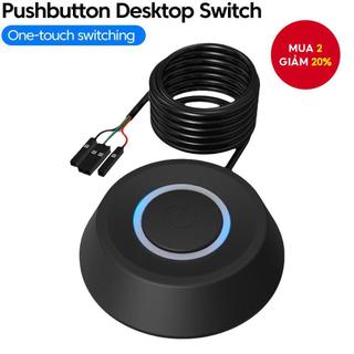  Nút Công Tắc Nguồn Có Đèn LED Báo PC Host Bật   tắt Nguồn Điện Đẩy 1.96m Cho Máy Tính 