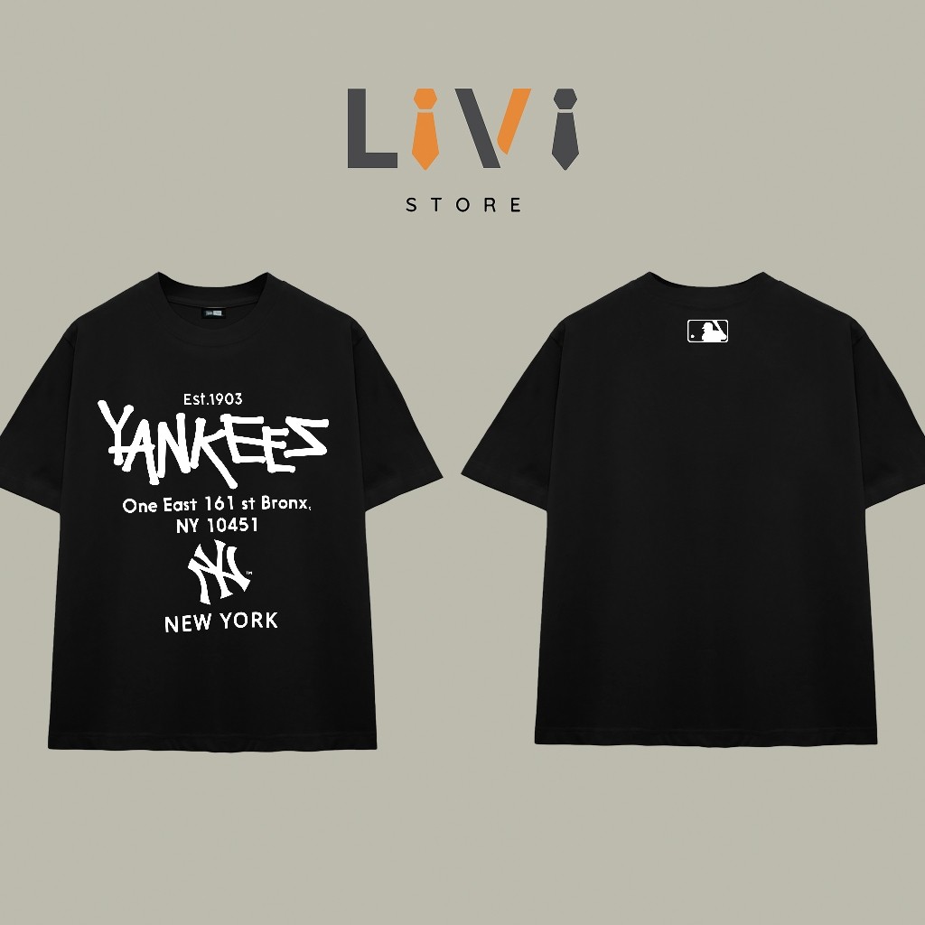 Áo thun MLB Yankees MLB169 nam nữ phong cách vải cực xịn – LiVi Store