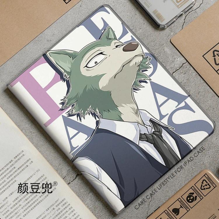 BEASTARS Anime Legoshi Ốp Lưng iPad 10.2 7th 8th Air 5 3 Mini 5 6 Ốp Lưng Silicon Sang Trọng Cho iPa
