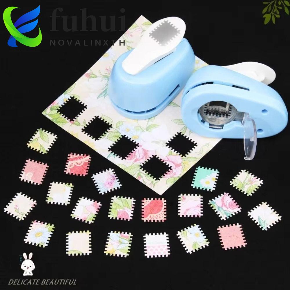 FUHUI Stamp Border Punch, Stamp Shape Hole Puncher Dập nổi|Văn Phòng Phẩm Punches Maker Cắt Giấy Thủ