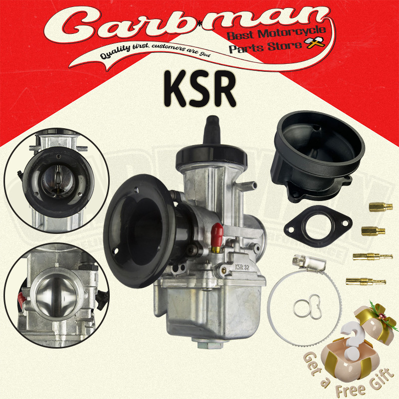 Bình Xăng Con PWK Bộ Chế Hòa Khí KSR Koso Ga dẹp họng 28mm / 30mm / 32mm / 34mm wave dream exciter 1