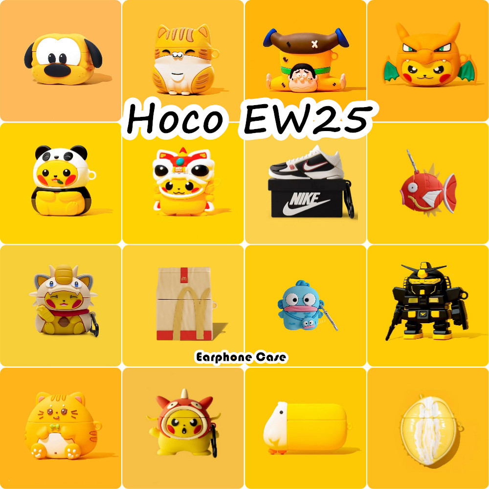 [Cửa hàng chính hãng] Dành cho Ốp lưng Hoco EW25 Dòng sản phẩm hoạt hình đổi mới Vỏ tai nghe silicon