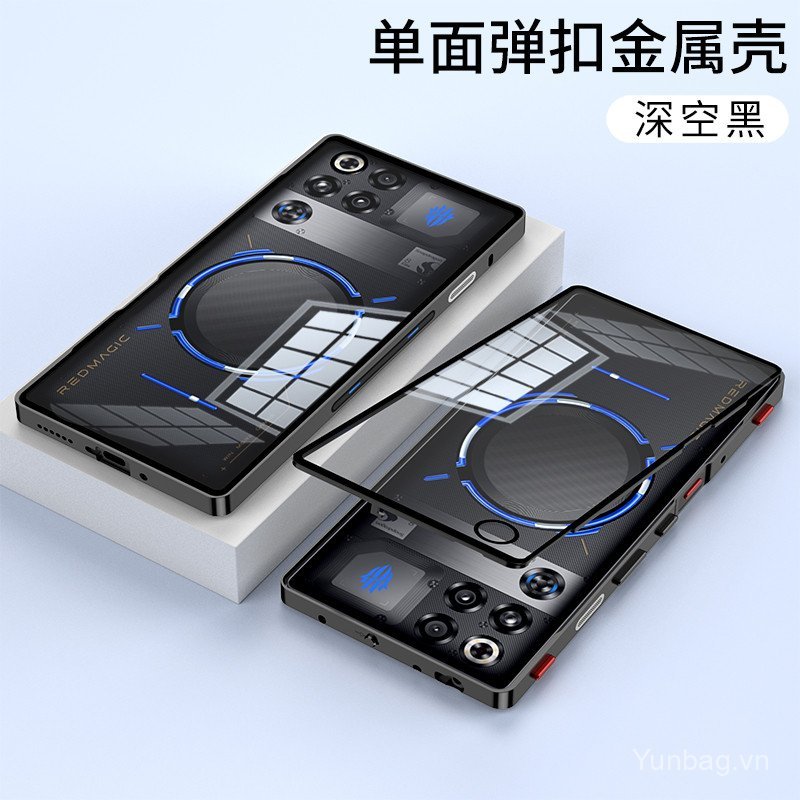 Thích hợp cho Red Devil 11pro / Red Devil 11pro + Buckle Phone Case Khung kim loại Mặt sau tấm kính 