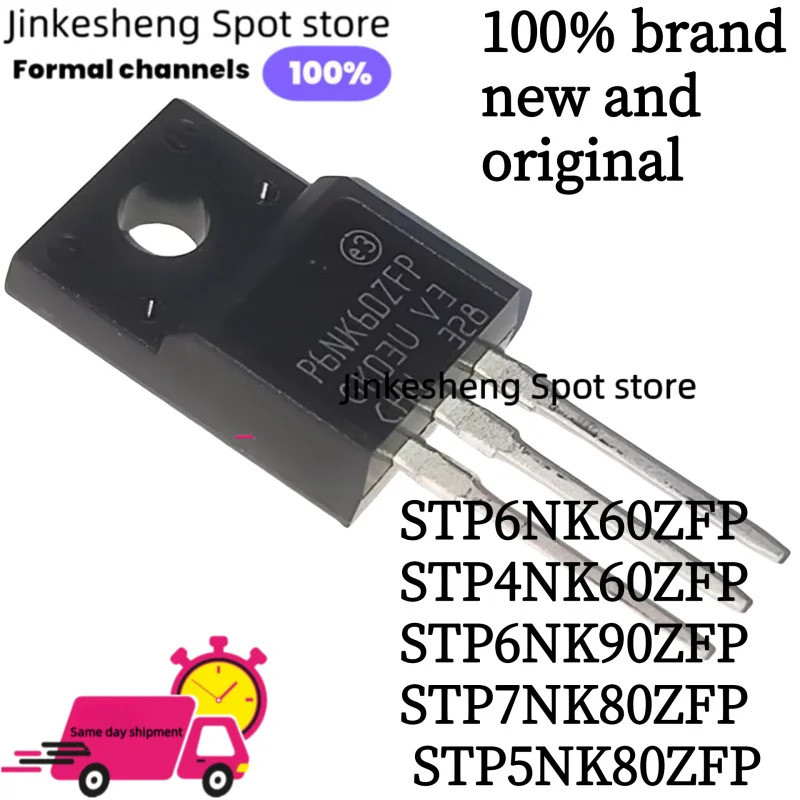 5 CÁI STP6NK90ZFP STP6NK90Z P6NK90ZFP STP4NK60ZFP STP5NK80ZFP STP6NK60ZFP STP7NK80ZFP P4NK60ZFP TO-2