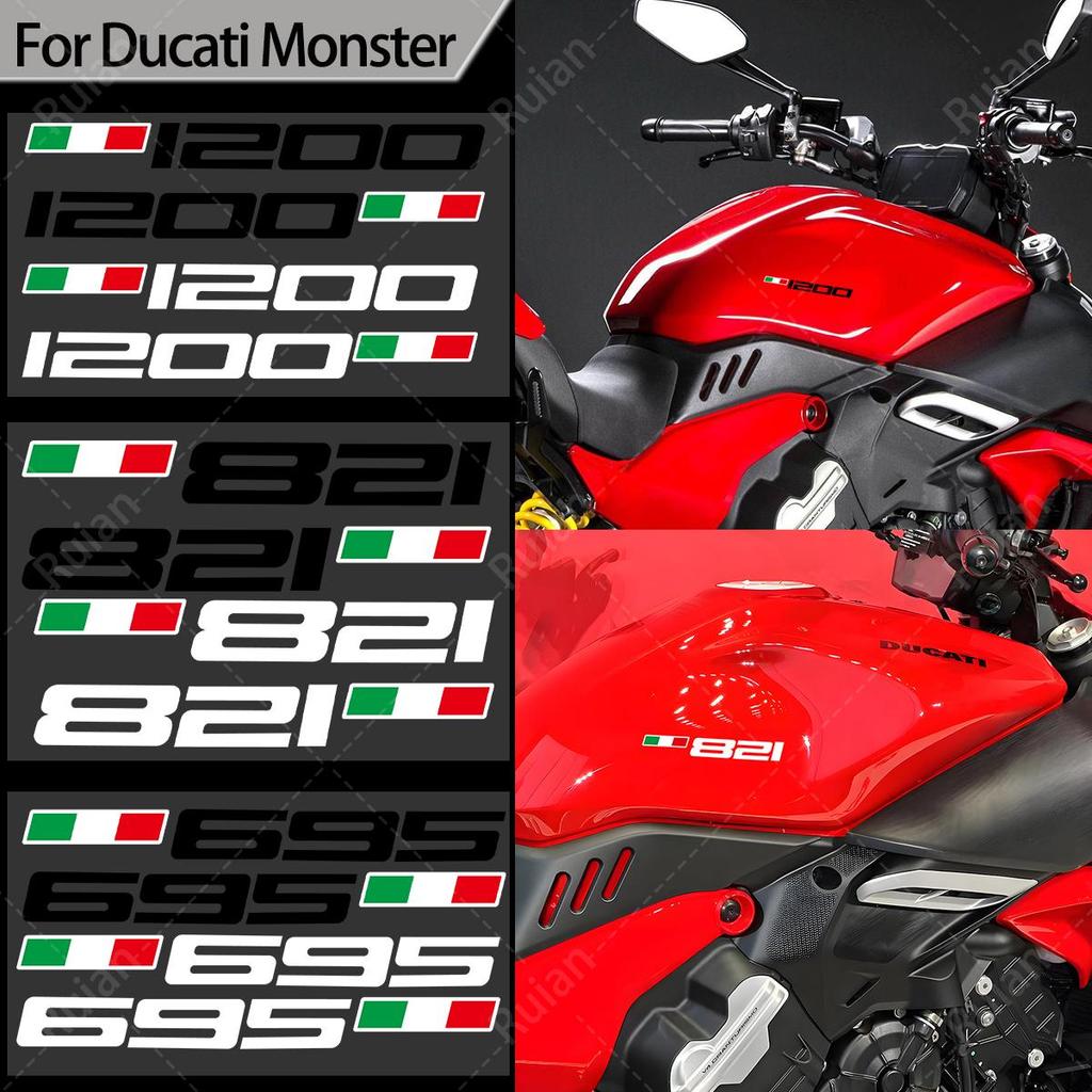 695 821 1200 Decal Phản Quang Cho Ducati Monster 695 Monster 821 Monster 1200 Phụ Kiện Xe Máy Bình N