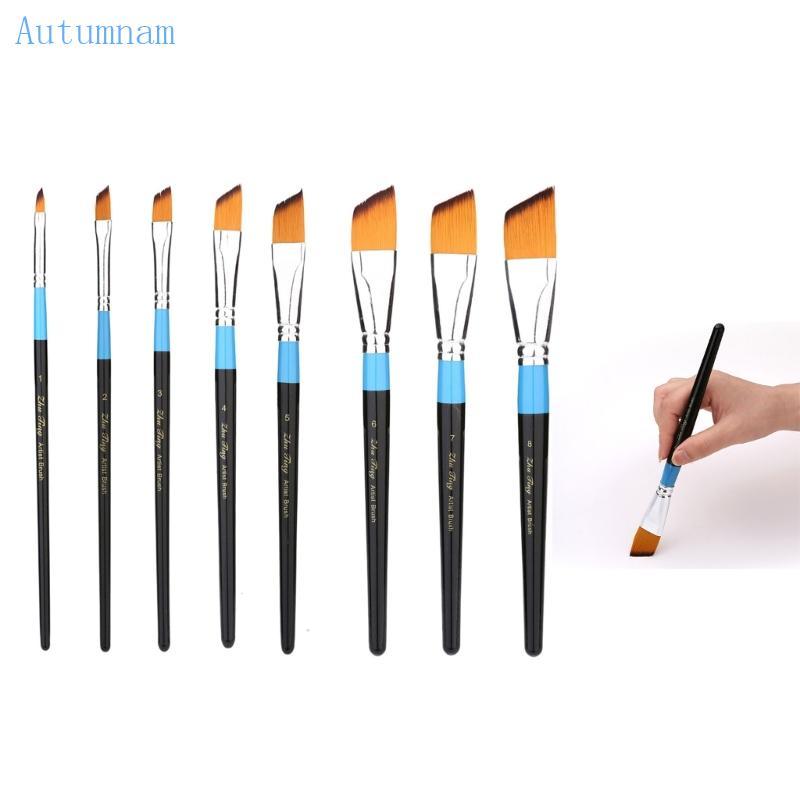 AUTU Nylon Hair Artist Paintbrush Vẽ tay Paintbrush Nghệ thuật Paint Brush Acrylic Paint Brush cho A
