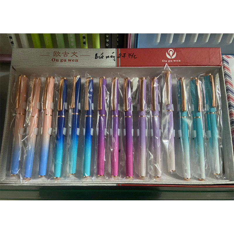 Bút Máy 820 màu sắc đẹp ngòi kim tinh lá tre