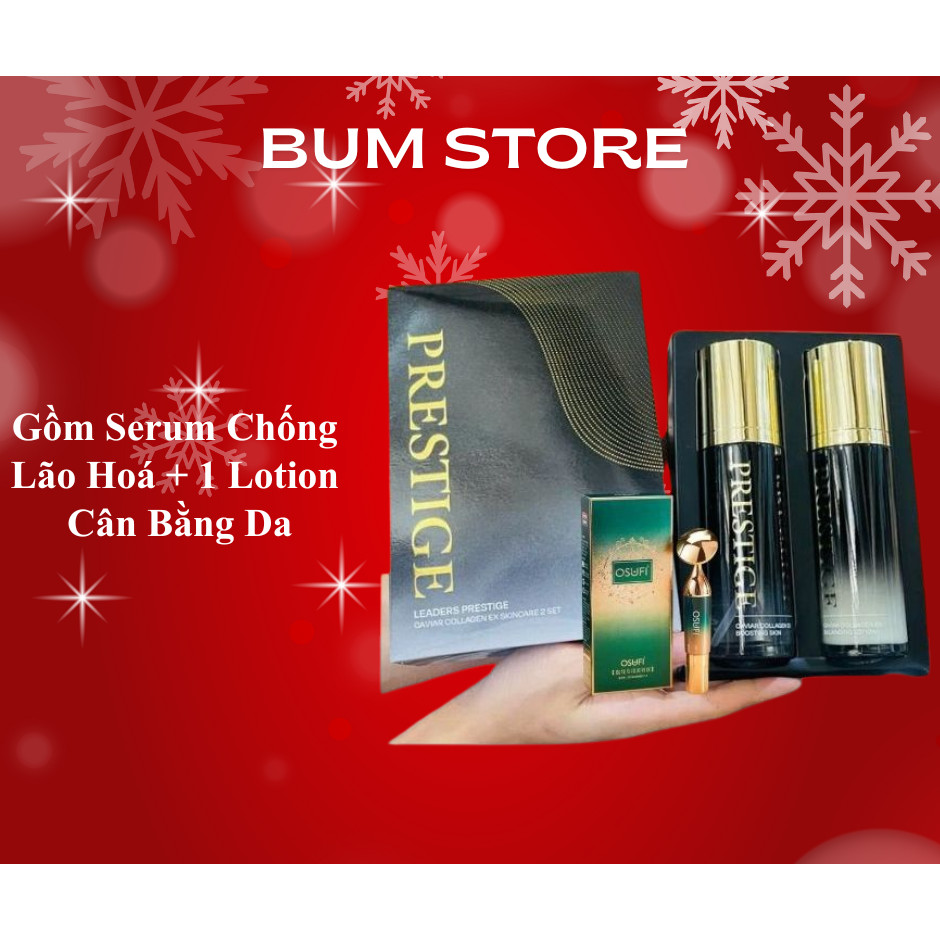 Combo Dưỡng Da Leaders Prestige Caviar Collagen AShe7