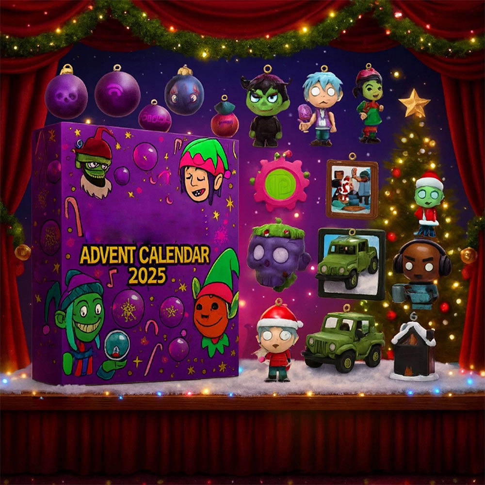 Gorillaz 2025 Christmas Countdown Calendar Blind Box