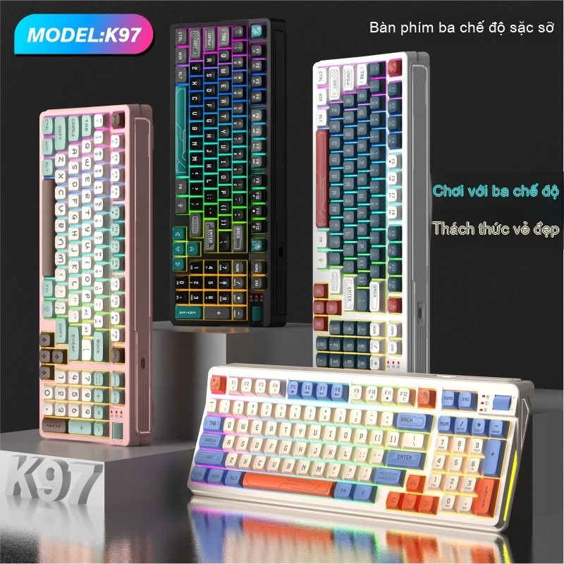 Bàn phím chơi game có dây PKSMART K97, đa năng cho game và văn phòng, cảm giác cơ