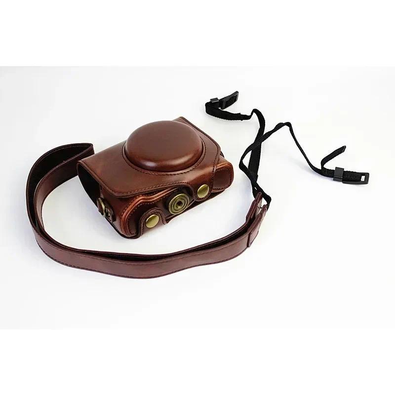 Mới Thích Hợp Cho Canon PowerShot G7 X Mark II Túi Máy Ảnh Da G7x G7xii Vỏ Bảo Vệ Camera