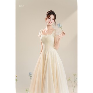  TIELA Đầm váy ren cổ vuông - Bella Dress 