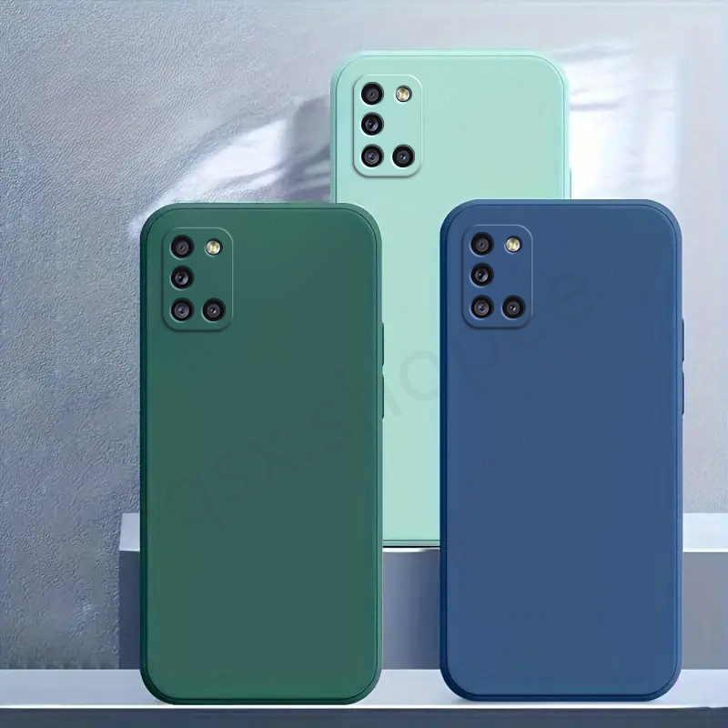 Ốp Lưng Cho Samsung Galaxy A31, Ốp Mềm, Ốp Lưng Đơn Giản, Ốp Lưng Màu Trơn