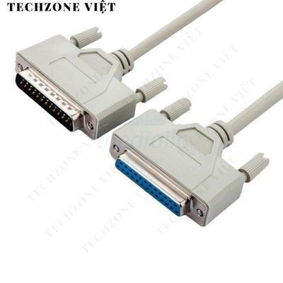 Cáp Nối Tiếp DB25 Đực-Cái Đấu Thẳng Dài 1.5m TechZone Việt