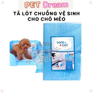Lót Chuồng Chó Mèo Size S - M - L - XL Siêu Thấm Hút Nhanh Chóng Không Mùi - Tấm Lót Chuồng Chó - Miếng Lót Chuồng Chó