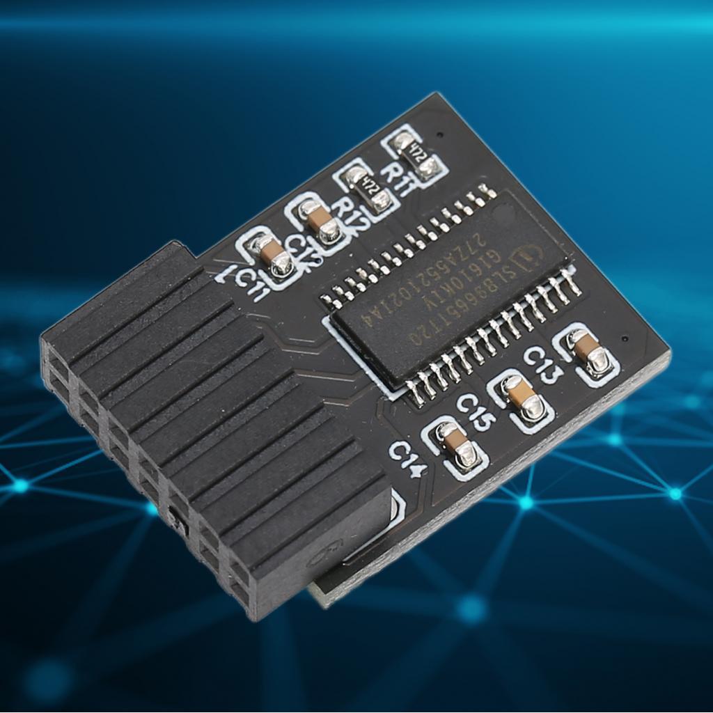 Mô-đun bảo mật mã hóa TPM 2.0 Thành phần hệ thống Kiến trúc PC 14Pin cho máy tính