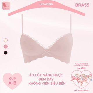  Áo lót nâng ngực đệm dày không viền siêu bền BRA55 BRABOX 