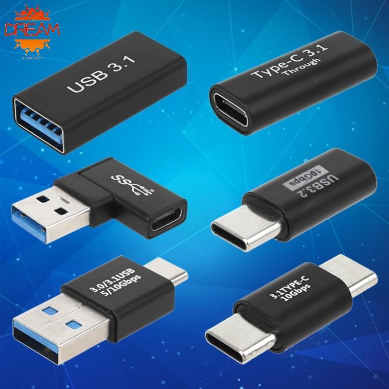 Type C to USB 3.0 Adapter OTG USB C to Type C Male Female Converter Connector