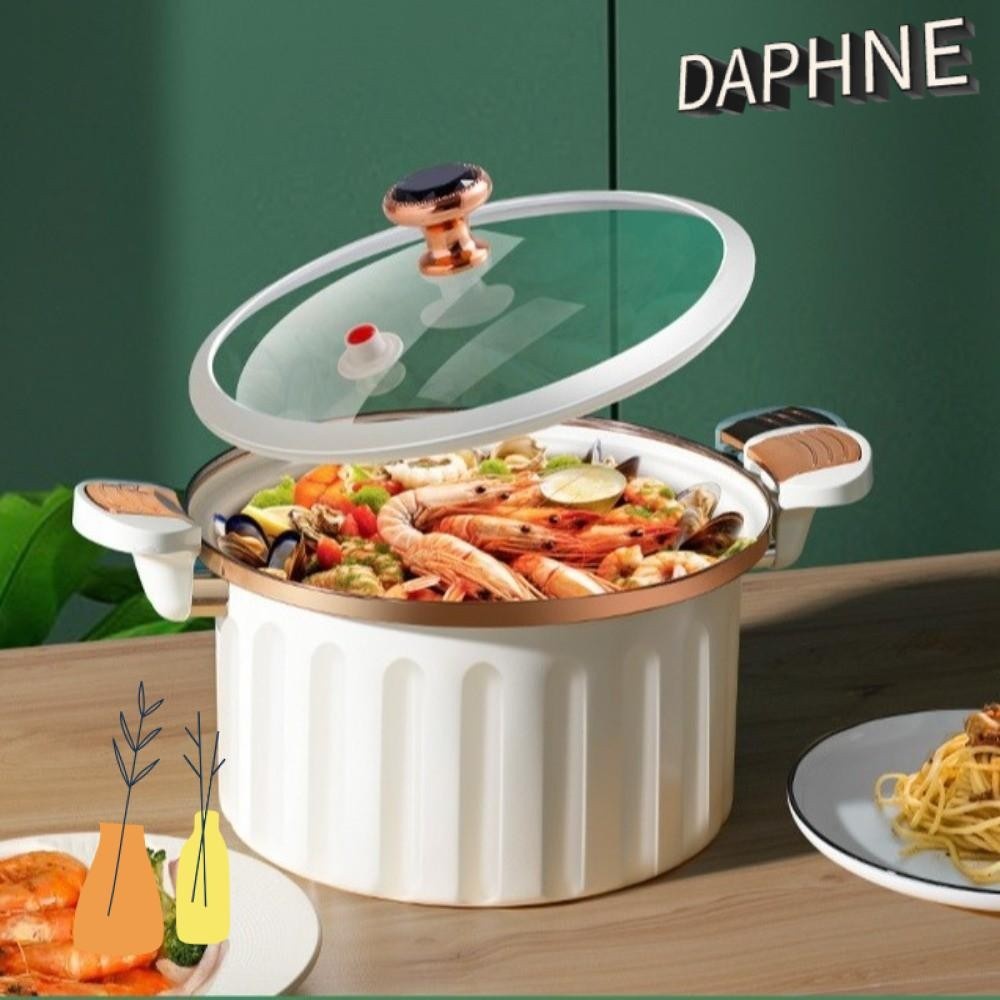 Daphs Mini Pressure Cooker 7L 26cm Visible Quick Heating Element Large Capacity Rice Cooker Househol