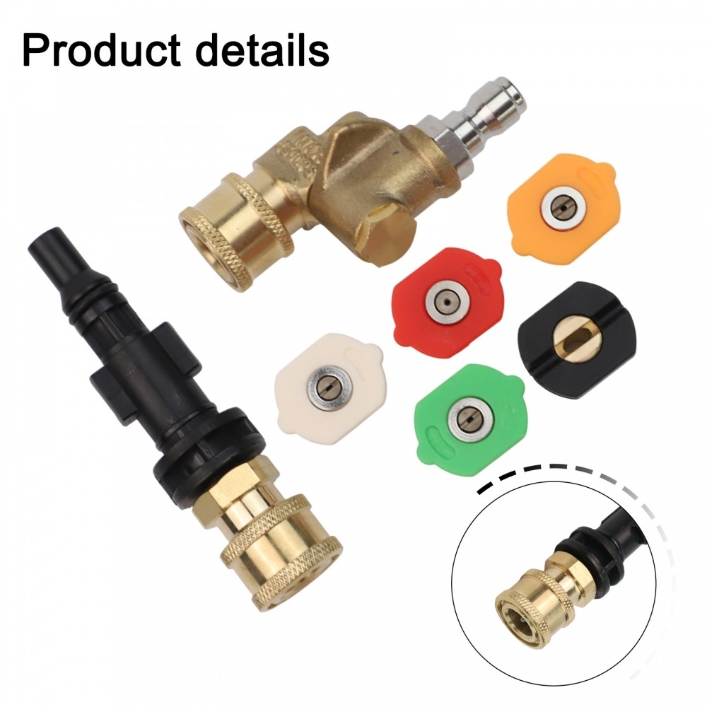 Dụng cụ làm sạch ô tô 4500 PSI Hỗ trợ áp suất cho Craftsman 180° Vòi xoay