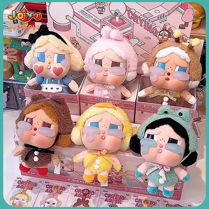 [❈] Crybaby Crybaby Crying Again Vinyl face blindbox Đồ chơi Búp bê Trang trí máy tính để bàn
