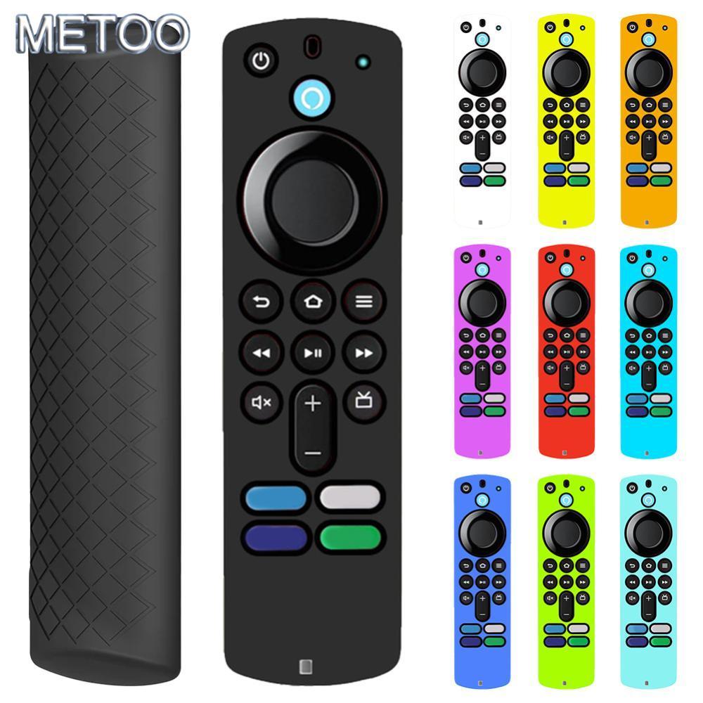 MT Thay Thế Cho Fire TV Stick (Thế Hệ Thứ 3) L5B83G Vỏ Bảo Vệ Silicon Điều Khiển Từ Xa Chống Sốc