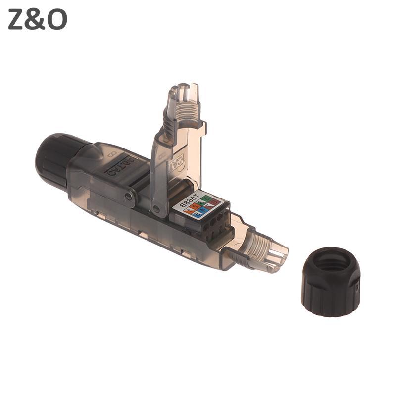 ZO Terminal Network Extension Cable Tool-less Extension Connector Network Extender Junction Adapter 