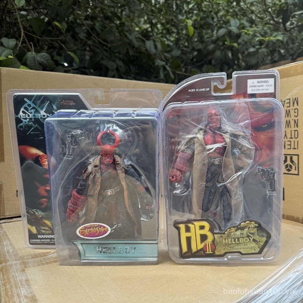 Studio Mezco Mezco Hellboy Hellboy Phiên bản phim 23cm Mô hình trang trí nhân vật hành động