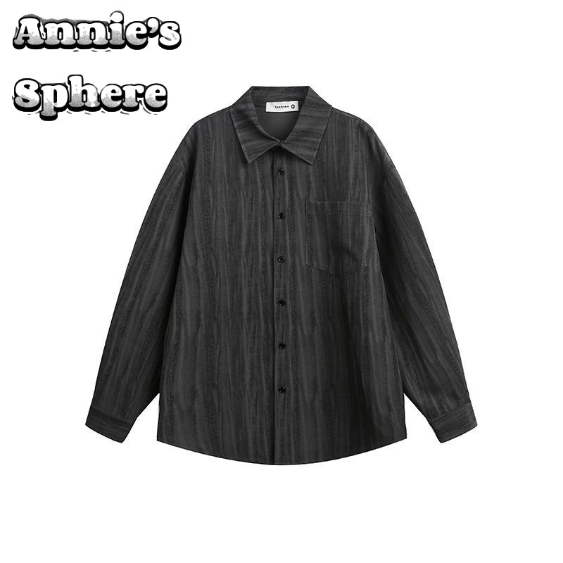 Áo sơ mi sọc nhuộm kiểu Mỹ cổ điển Annie's Sphere