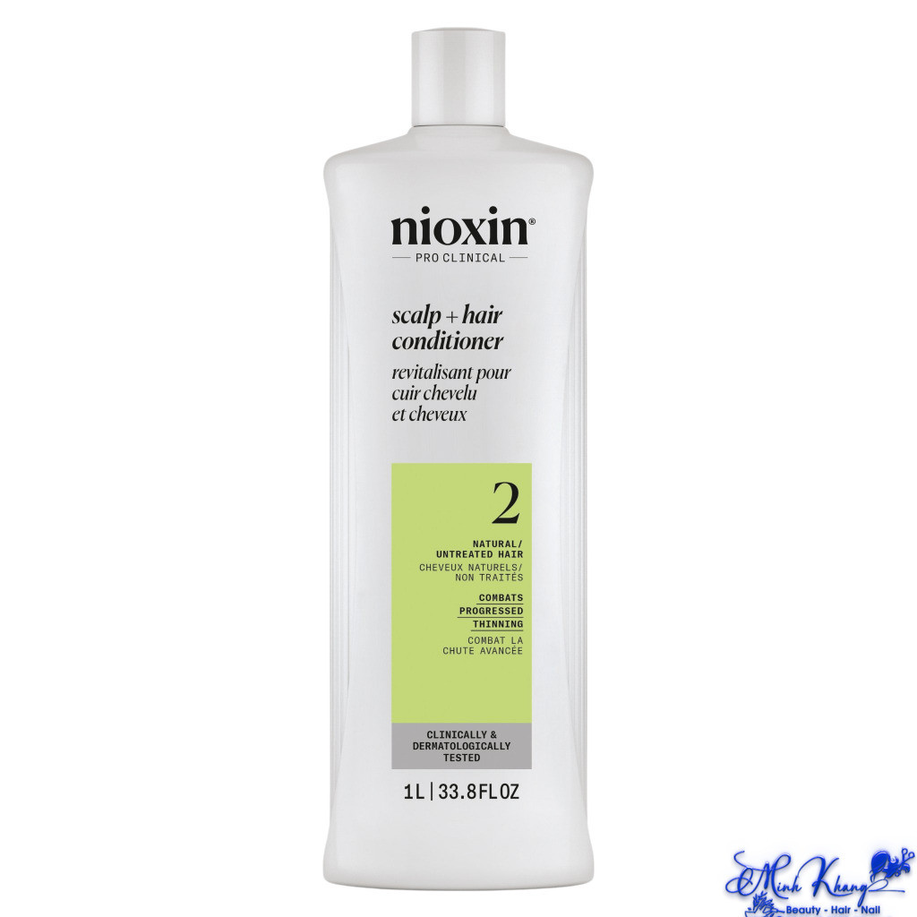 Dầu xả chống rụng tóc Nioxin System 2 Conditioner 1000ml ( New 2025) [ MK ]