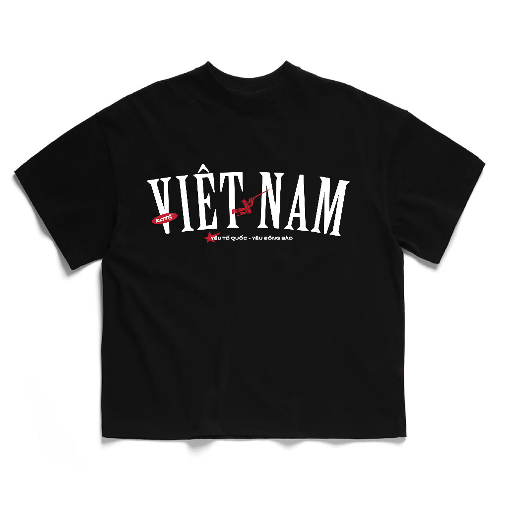 KACHING /Boxy TShirt/ ?ÁO VIỆT NAM 100 Cotton aka Áo Thun KACHING