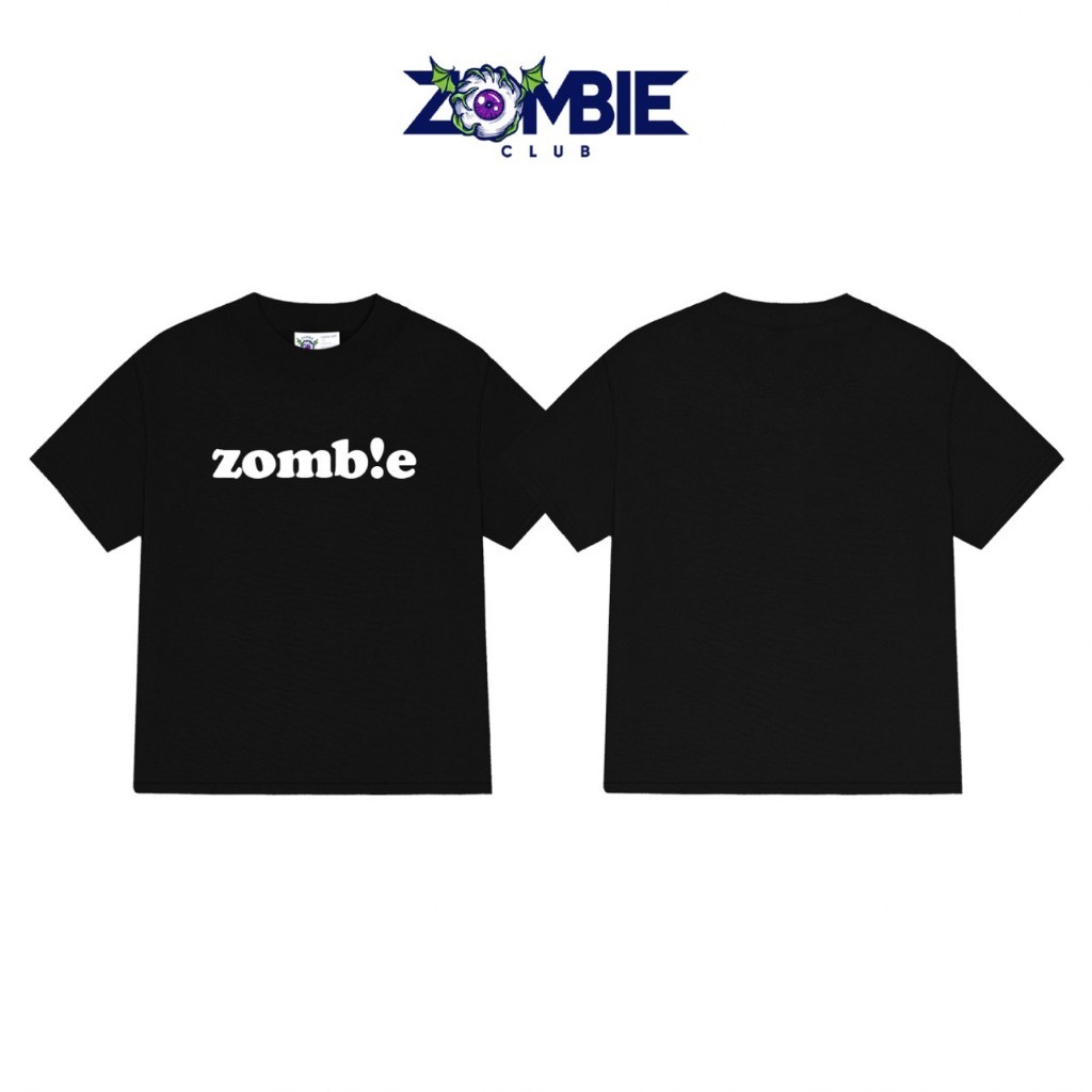 Áo Baby Tee Zombie Club, Basic ss1, Cotton 100 Chính Hãng