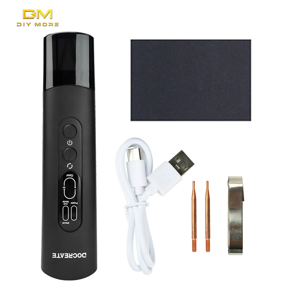 DIYMORE Máy hàn điểm nhỏ cầm tay có thể điều chỉnh 8 cấp độ 18650 pin lithium di động pin niken tấm 