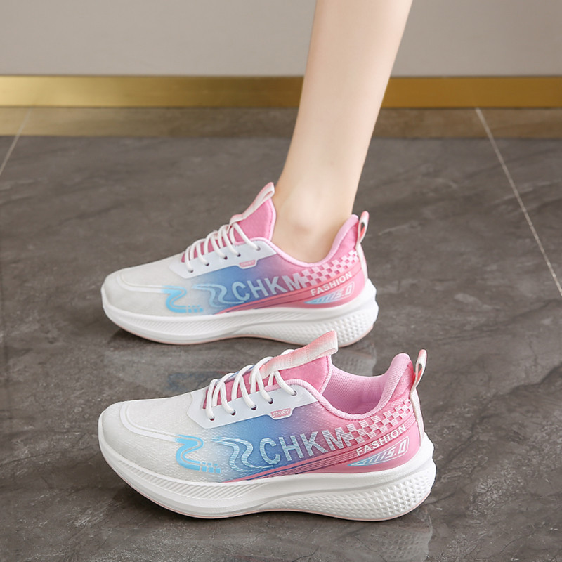 Women's Lace-Up Shoes Fashion Korean Style Summer Breathable Flyknit MT-108Women's Shoes