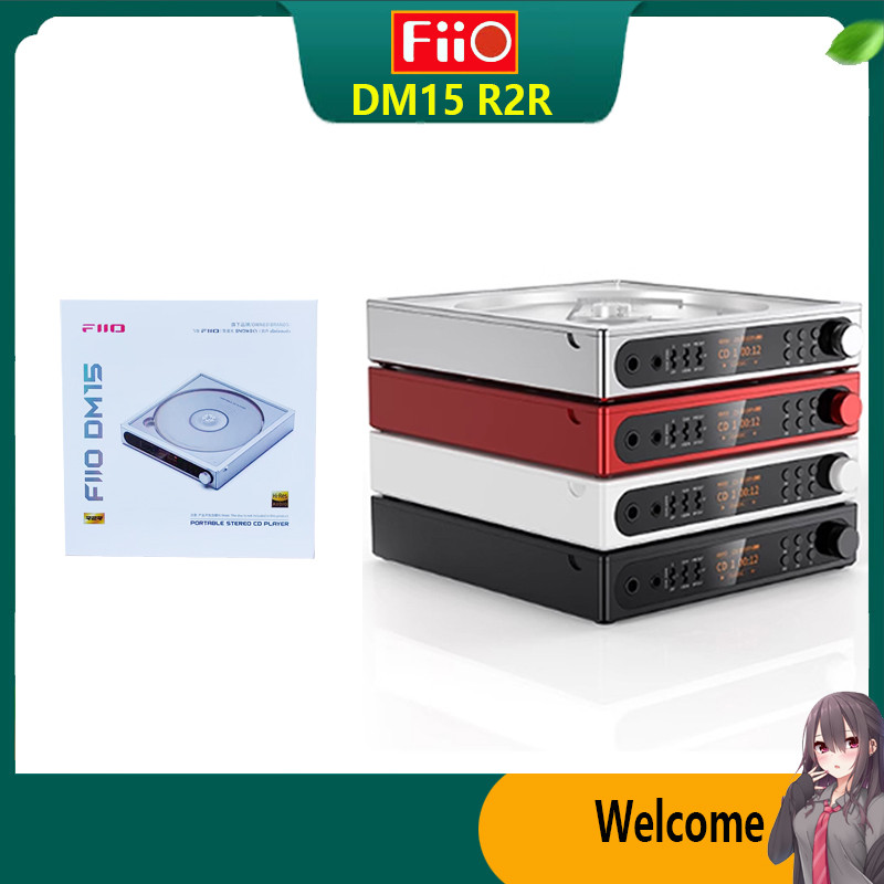 Mới FiiO DM15 R2R Di Động Bluetooth CD Player HiFi Player Độ Trung Thực Cao Di Động Bàn Xoay