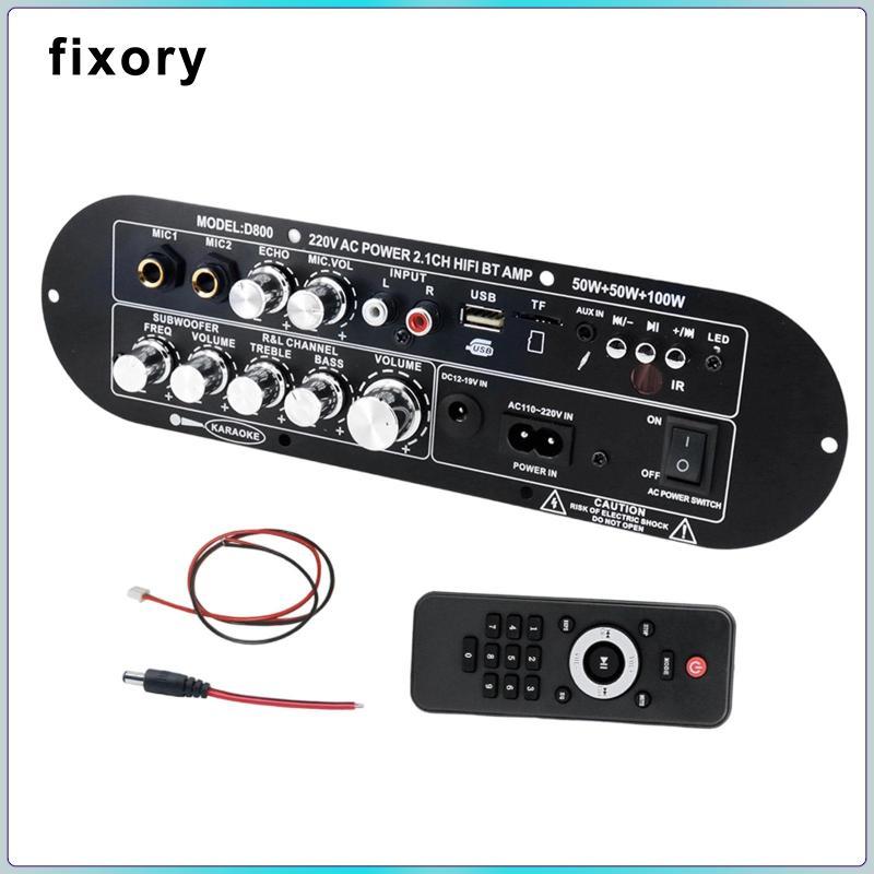 Kênh Bộ Khuếch Đại Công Suất Ban 2.1 Rạp Hát Tại Nhà DIY Loa Hệ Thống Âm Thanh Bluetooth Đa Năng Cho Micro Đài FM Đầu CD