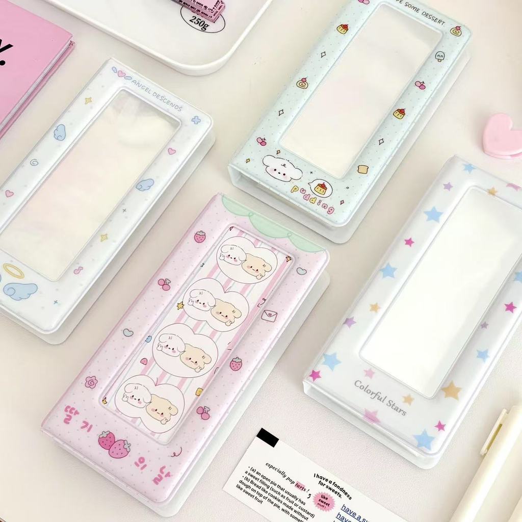 Album 4-cut photobooth – binder ảnh dài 5×15cm / 5.5×15cm, 40 ngăn