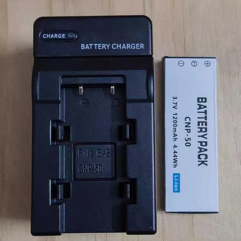 Thích hợp cho bộ sạc pin CCD máy ảnh Casio EX-V7 EX-V8 CNP-50 NP50