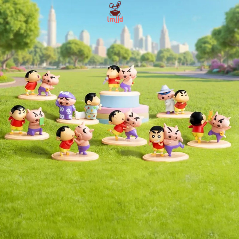 52TOYS Crayon Shin-chan Blind Box Shin-chan Zaemon Haruhiko CP Mạnh Nhất Đồ Chơi Hợp Thời Trang Hình
