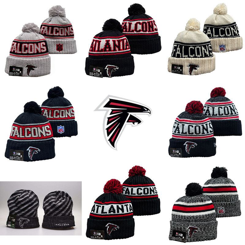 Beanie Dệt Kim Atlanta Falcons, Ấm Áp Mùa Đông, Logo Thêu