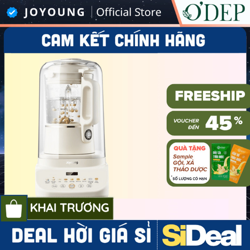 Máy làm sữa hạt đa năng Joyoung JHSB-602 | Công suất 1000W | 12 chức năng - SIDEAL SIO
