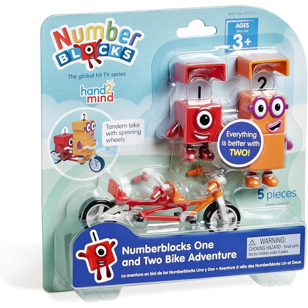 Hand2mind Numberblocks Một Hai Xe Đạp Phiêu Lưu Bộ Nhân Vật Hành Động Xe Đồ Chơi Bộ Đồ Chơi Các Bức 